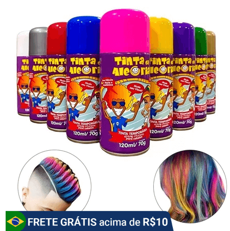 spray cabelo maluco