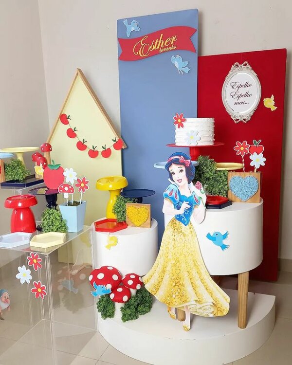 festa infantil branca de neve