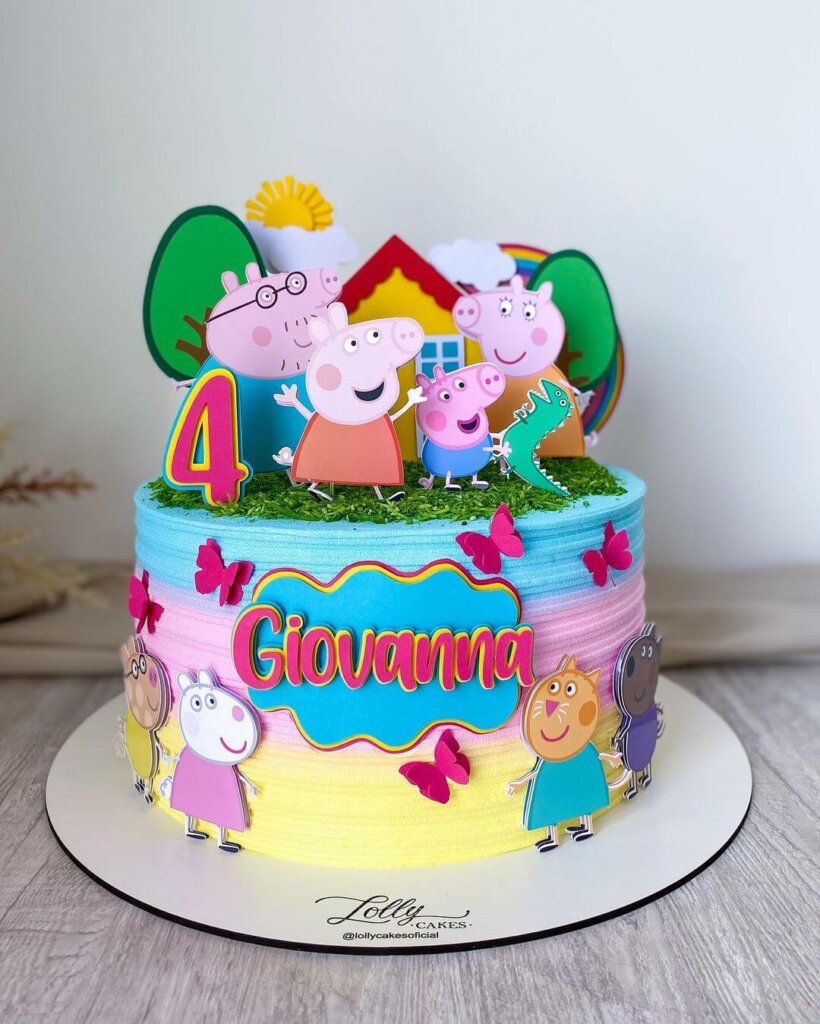 Bolo Peppa Pig Modelos Perfeitos Para Sua Festa