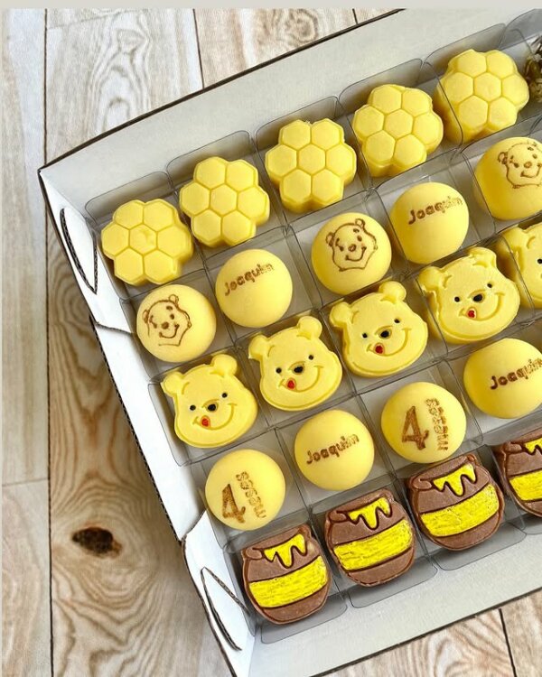ideia de festa ursinho pooh docinhos