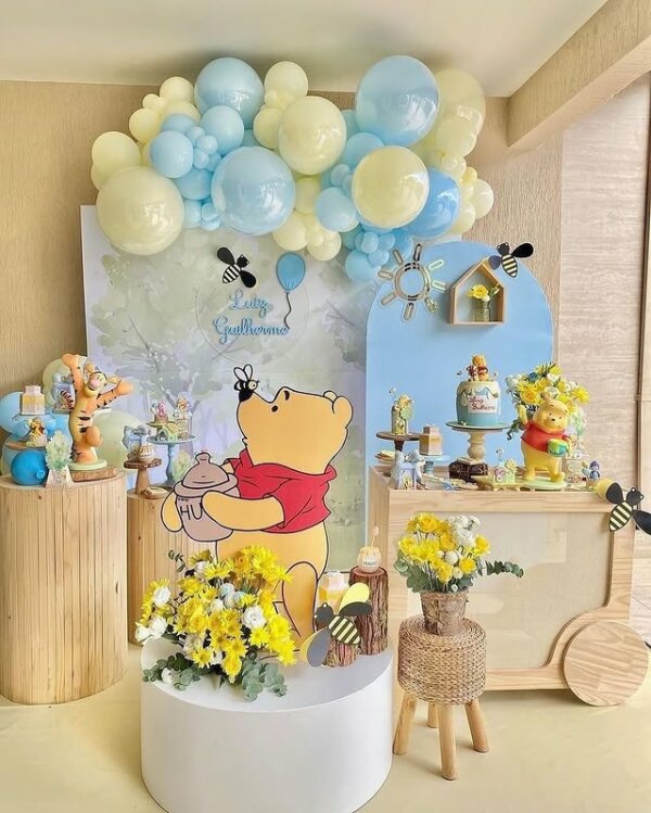 festa ursinho pooh menino