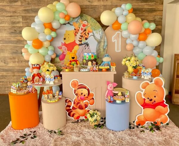 ideia de festa ursinho pooh