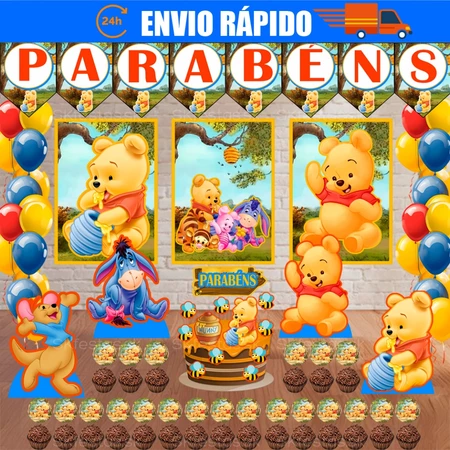 ideia festa ursinho pooh