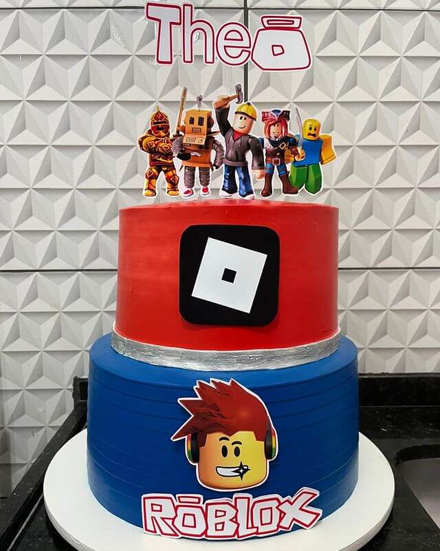 Festa Roblox Ideias Para Meninos E Meninas Bolo Guaran