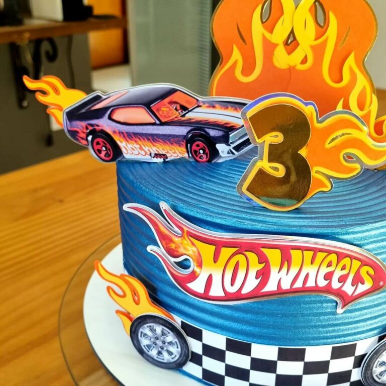 Bolo Hot Wheels Ideias Radicais Para Sua Festa Bolo Guaran