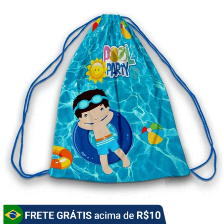 lembrancinha pool party menino
