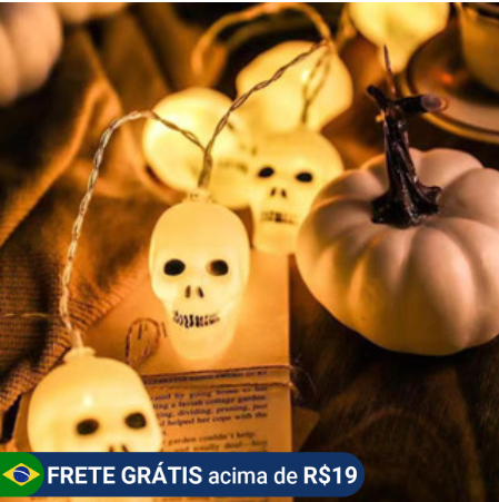 pisca pisca aniversário halloween