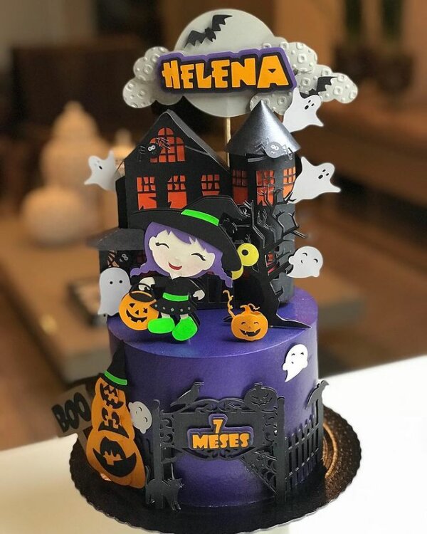 ideia bolo tema halloween