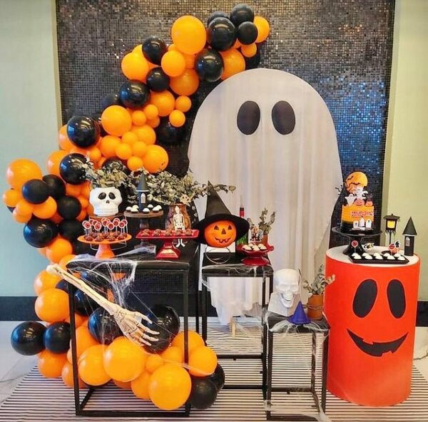 ideia de decoração aniversário halloween