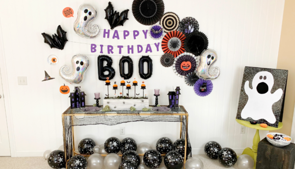 ideia decoração aniversário halloween simples