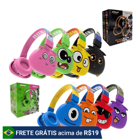 fone de ouvido infantil presente de natal