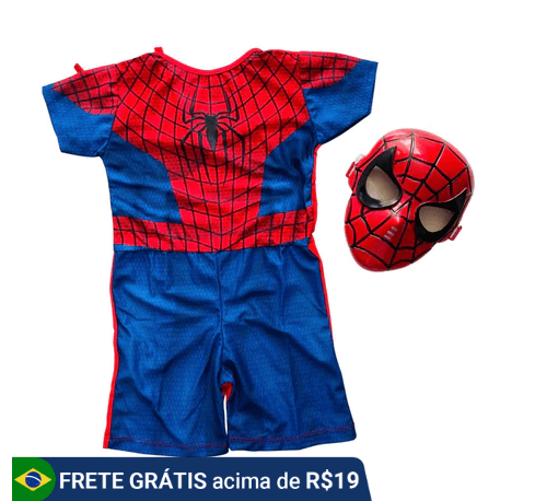 fantasia de homem aranha para presente de natal