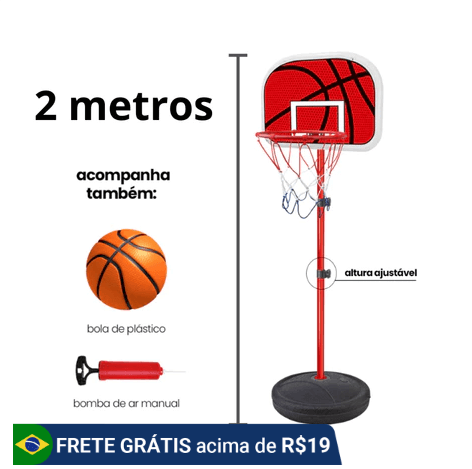 cesta de basquete para crianças