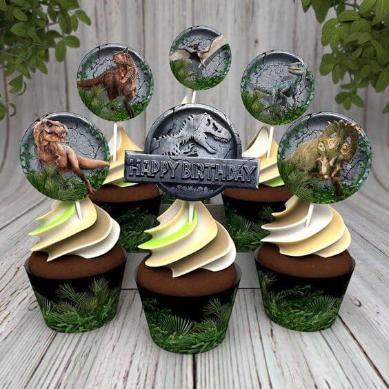 cupcake festa dinossauro