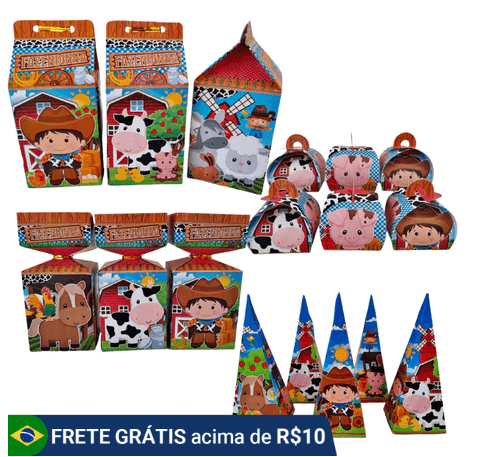ideia de lembrancinha fazendinha