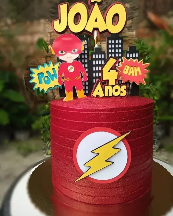 bolo festa infantil flash