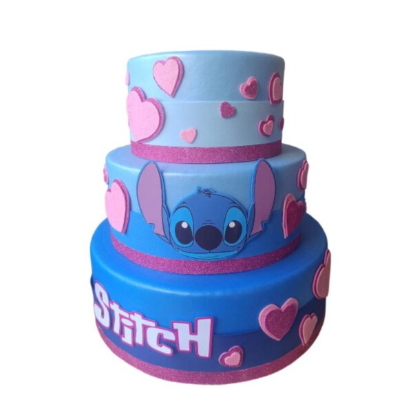 bolo fake do stitch