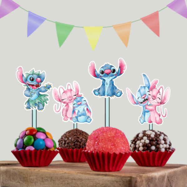 ideia decoração tema stitch