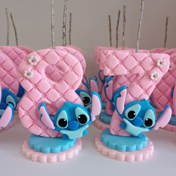 vela bolo do stitch