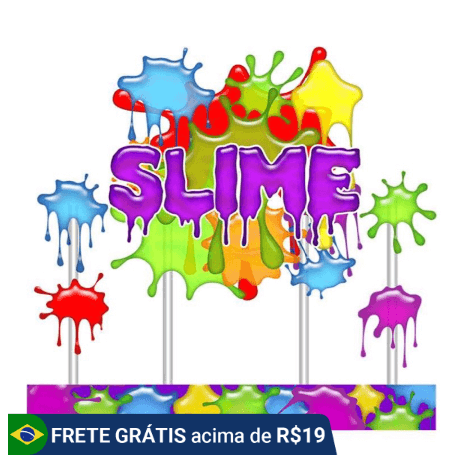 topper bolo slime