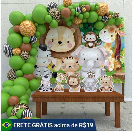 onde comprar decoração safari 