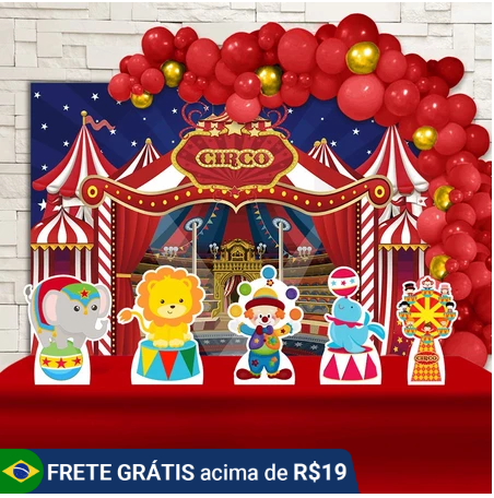 festa infantil tema circo