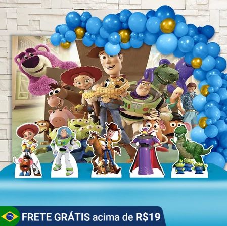 kit decoração toy story unissex