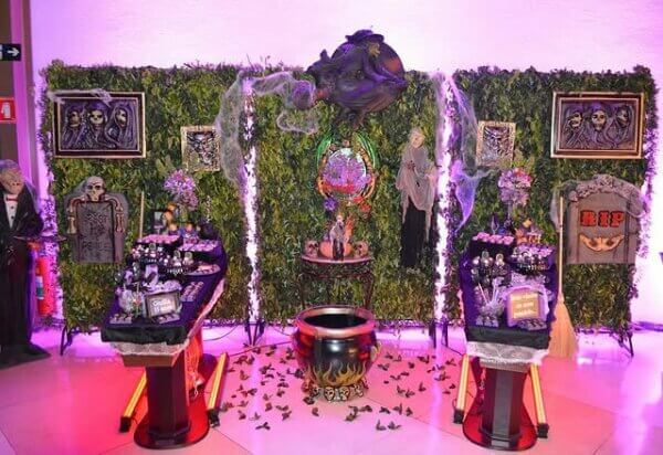 ideia de decoração halloween