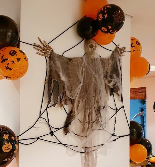 ideia de decoração halloween
