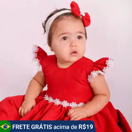 ideia vestido de festa ifnantil 1 ano