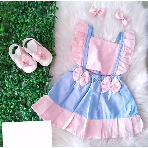 ideia para vestido de festa infantil 1 ano