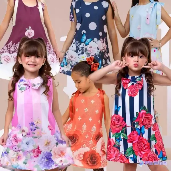 kit para vestido de festa infantil