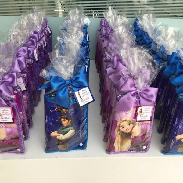 ideia para lembrancinha rapunzel