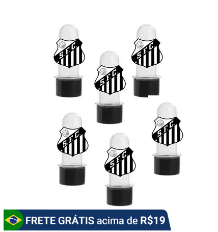 decoração do santos lembrancniha