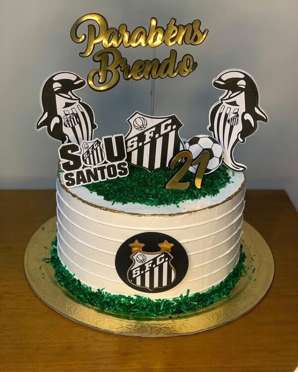 ideia para bolo do santos futebol clube