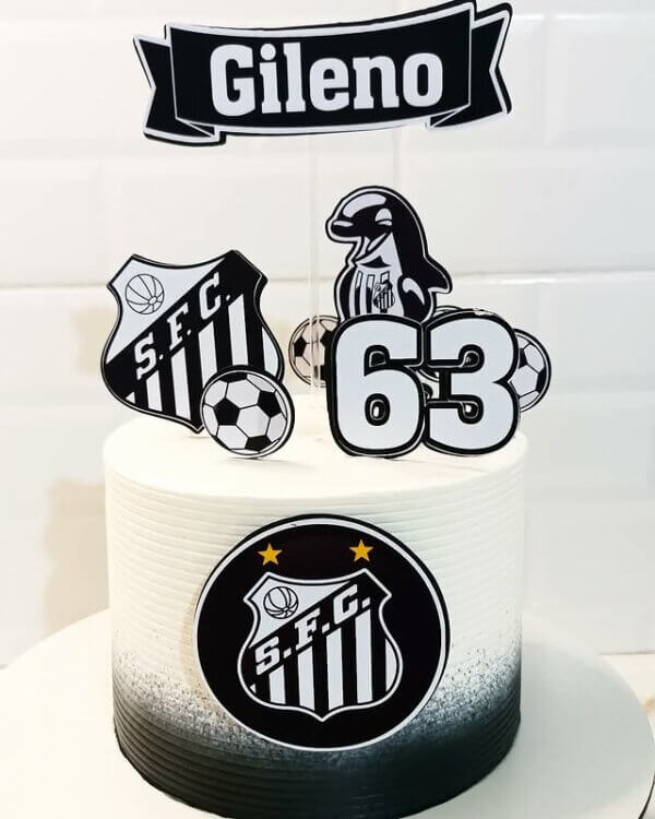 ideia para bolo do santos