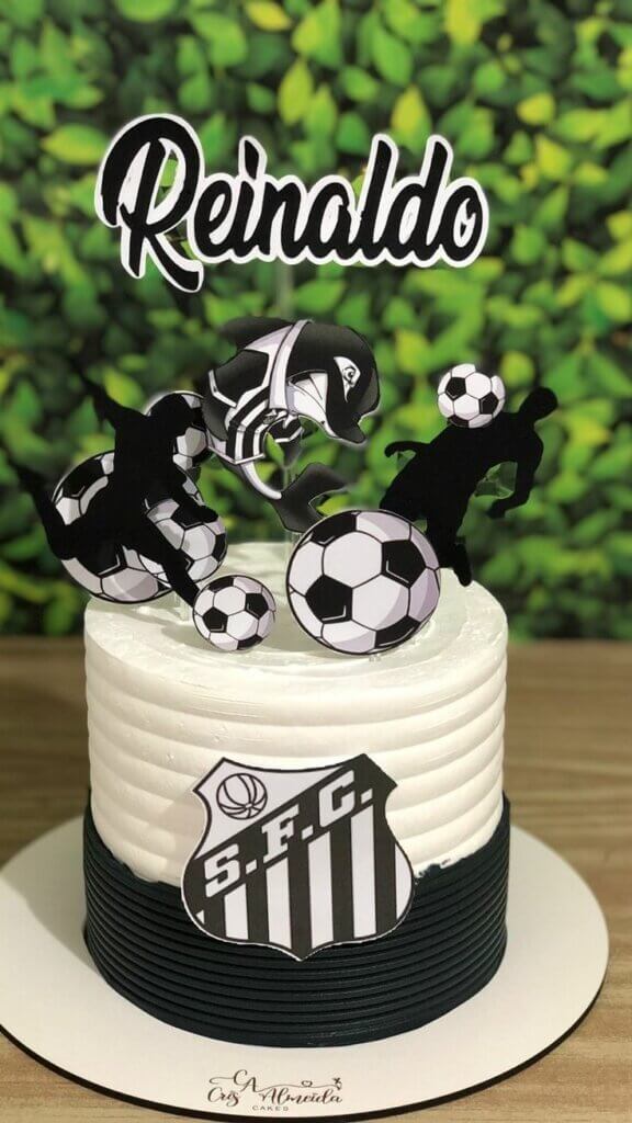 ideia para bolo do santos