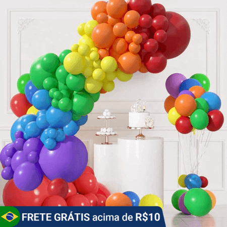 kit festa arco íris