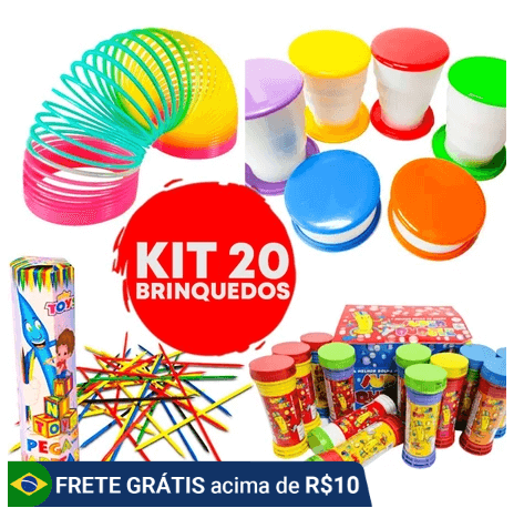 kit para lembrancinha festa arco íris