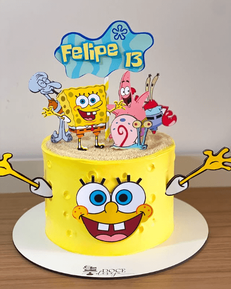 ideia para bolo bob esopnja