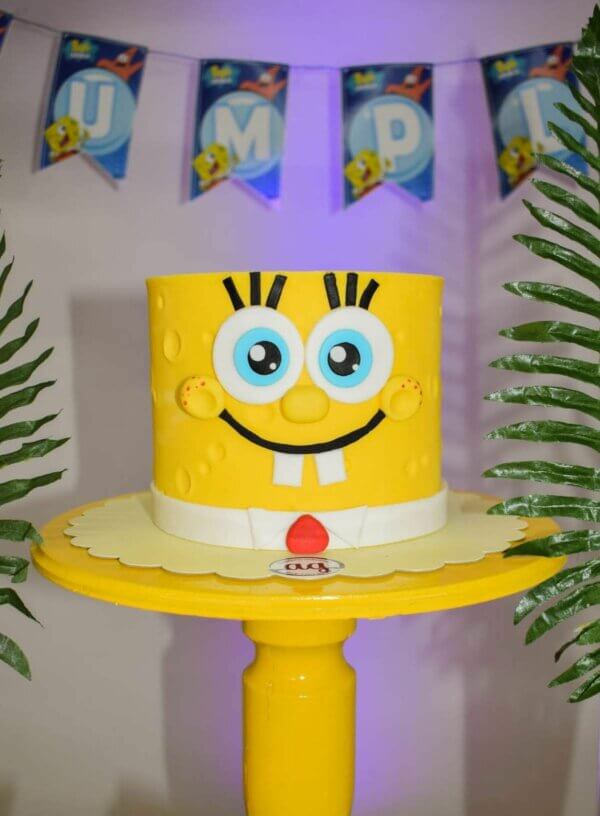 ideia para bolo bob esponja