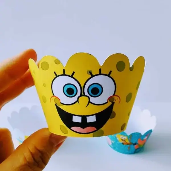 kit para cupcake bob esponja