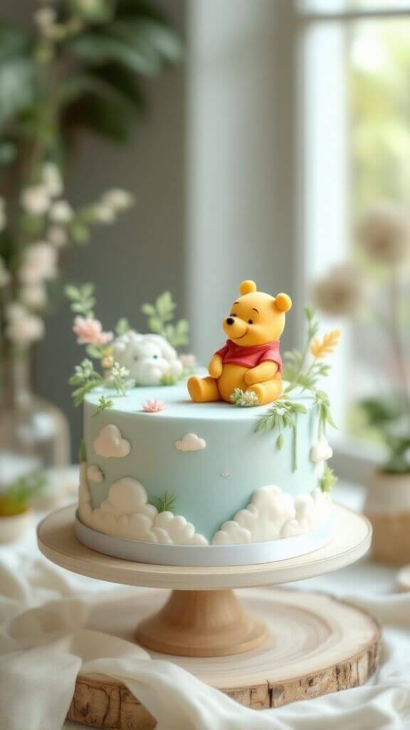 ideia para bolo ursinho pooh