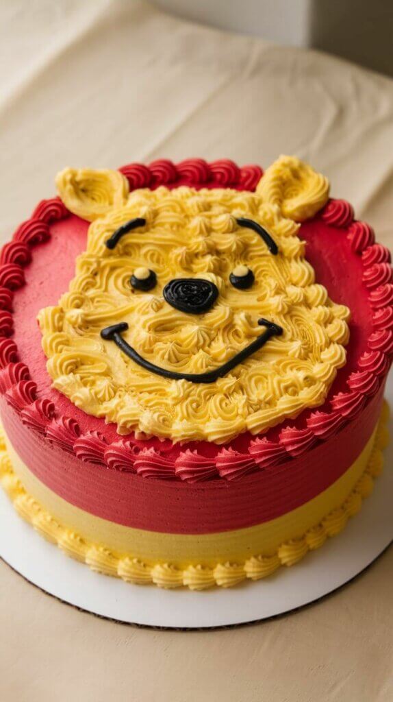 ideia de bolo ursinho pooh