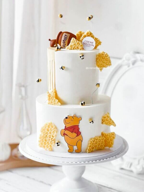 ideia para bolo ursinho pooh