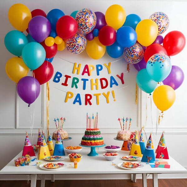 ideias de festa arco íris em casa
