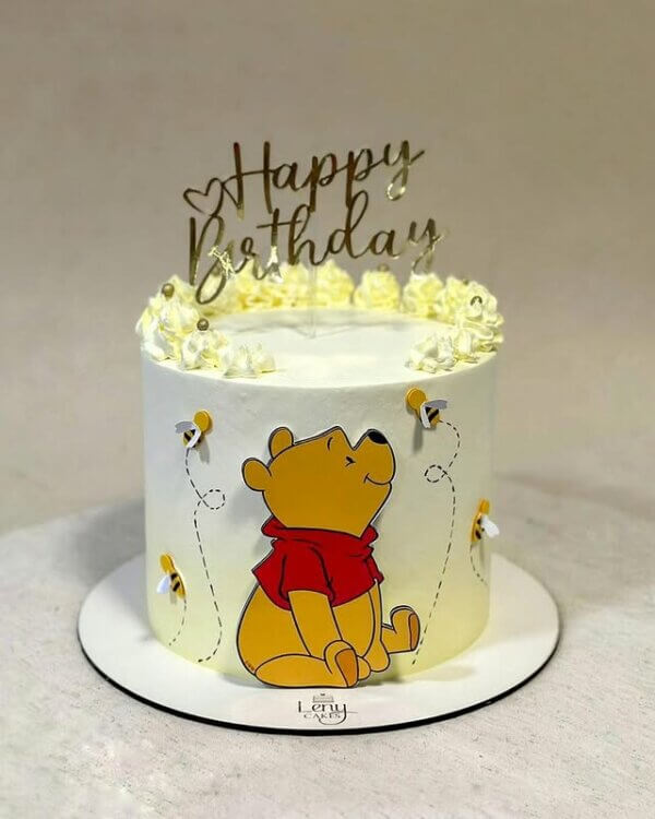 ideia para bolo ursinho pooh
