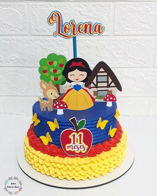 ideia de mesversáriobranca de neve 
