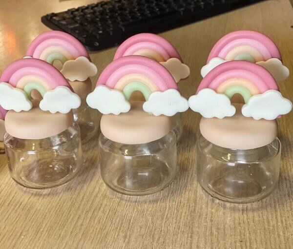 ideia para lembrancinha arco íris