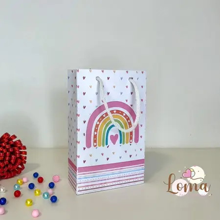 ideia de festa arco íris lembrancinha